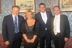 Da sinistra: Michele Affidato, Antonella Freno, Franceso...